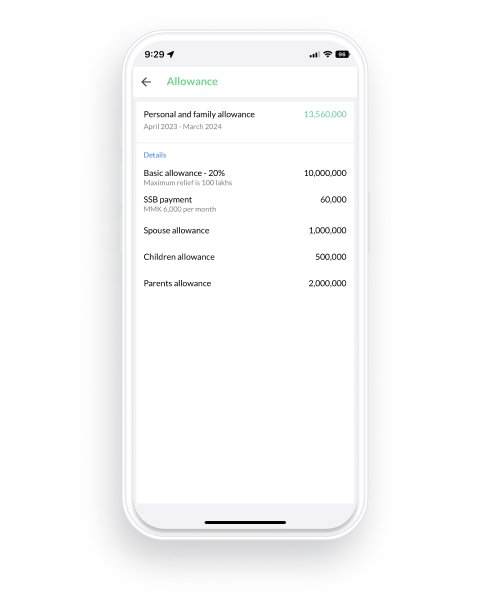 အခွန်သက်သာခွင့်များ