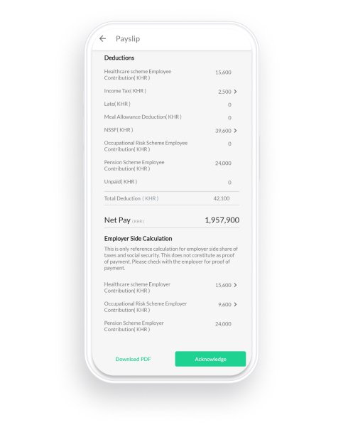 ការគណនា NSSF ដោយស្វ័យប្រវត្តិ