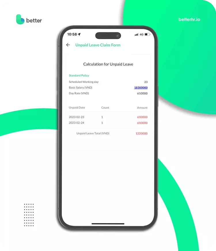 Unpaid Leave Management